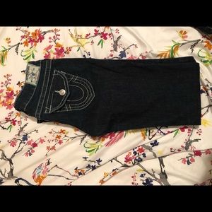 Straight leg true religion jeans size 28